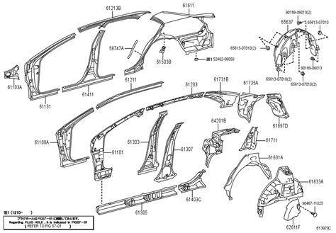 Quarter Panel Sub Assembly Left Hand Autoparts Toyota