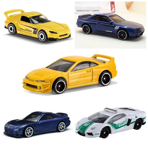 Tomica Hot Wheels Mazda RX7 Nissan Skyline GTR R32 Honda S2000 Custom Acura Integra GSR