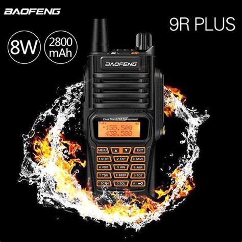 Baofeng UV 9R Plus 8W Powerful Battery IP67 Waterproof Two Way Radio