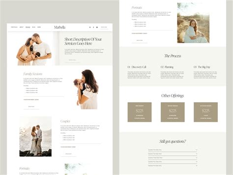 Photography Squarespace Template, Photographer Squarespace 7.1 Website ...