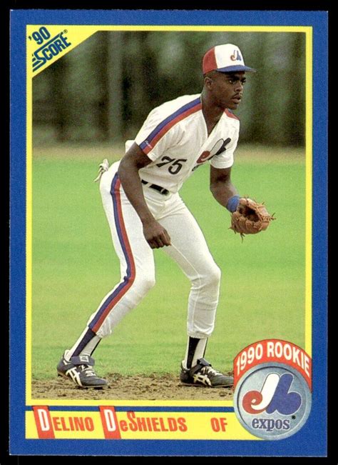 Delino DeShields 645 Montreal Expos 1990 Score Baseball Card EBay