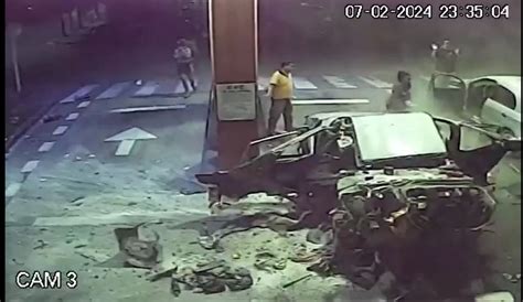 Video Viral Un Auto Explot En Una Estaci N De Servicio De Salta