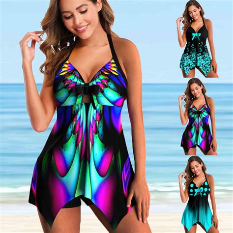 Tankini Forme Papillon Grande Taille Jusqu Au 5XL