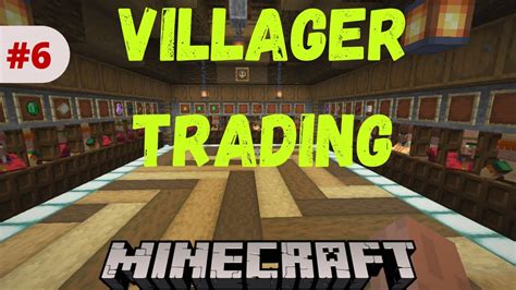 Minecraft But Villagers Trade Structures Villager Trading Youtube