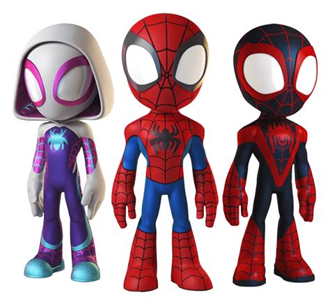 Spidey And His Amazing Friends Characters Png