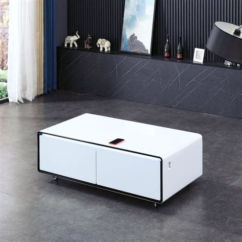 CT50 FRIDGE DRAWERS COFFEE TABLE W/ BLUETOOTH SPEAKERS – Artisanchicago