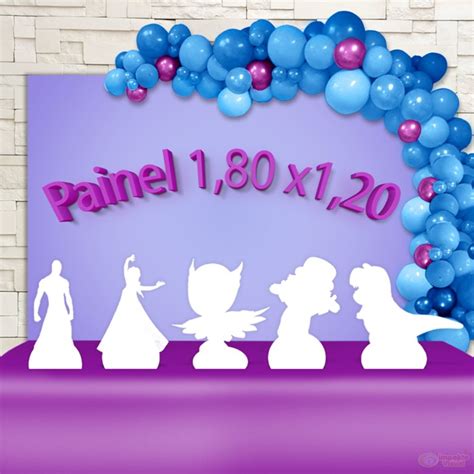 Kit Festa Ouro Painel Display Fita Personalizado Elo