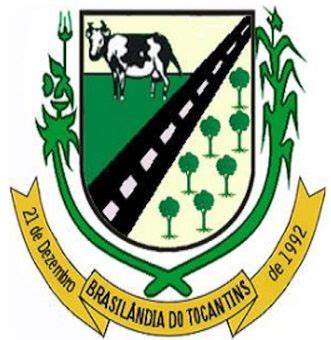 Brasão do Brasilândia do Tocantins Coat of arms crest of Brasilândia