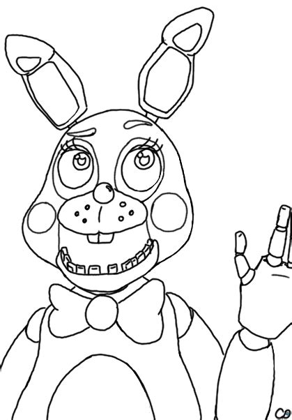 Toy Bonnie Coloring Pages Coloring Pages