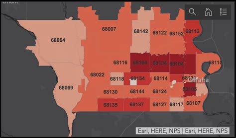 Douglas County Zip Code Map | New Jersey Map