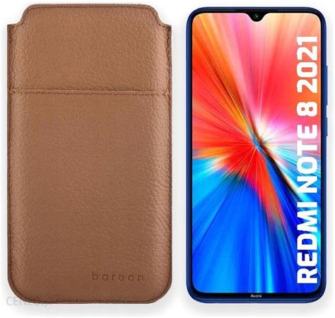 Leo Etui Case Wsuwka Z Naturalnej Polskiej Skóry Do Redmi Note 8 2021