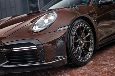 Porsche 992 Stinger GTR Limited Carbon Edition Brown TopCar