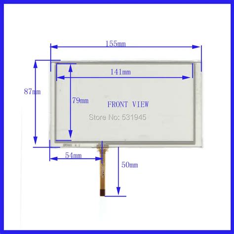 ZhiYuSun nueva pantalla táctil de 6 2 pulgadas 155mm 87mm para 6 2