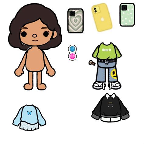 Coloring Pages Toka Boka For Girls Characters With Clothes Pcs