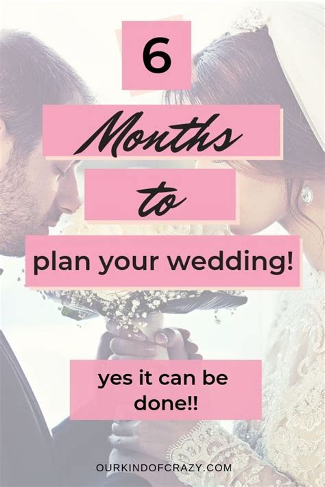 How To Plan A Wedding In 6 Months Or Less Wedding Planning Plan Your