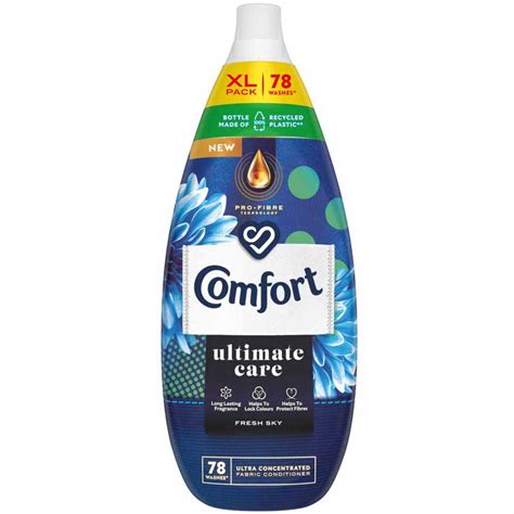 Comfort Ultimate Care Fresh Sky Fabric Conditioner 78 Washes Case Of 6