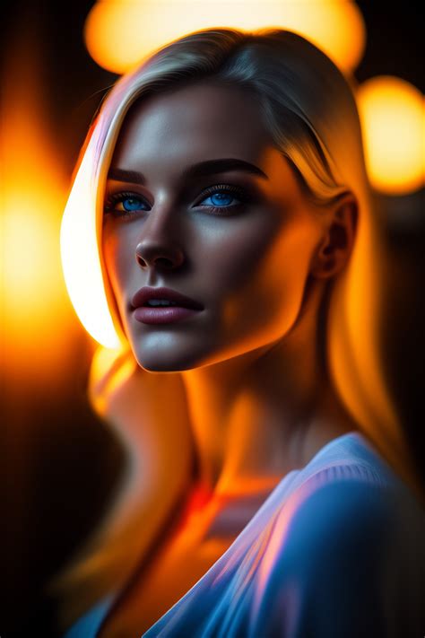 Lexica A Real Photo A Year Old Blonde Woman Of M FULL BODY Pretty Face With Blue Eyes