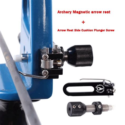 Archery Magnetic Arrow Rest And Arrow Rest Side Cushion Plunger Screw