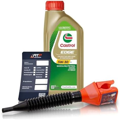 1 L Liter Castrol Edge Fluid Titanium 5W 30 LL Motoröl inkl Castrol