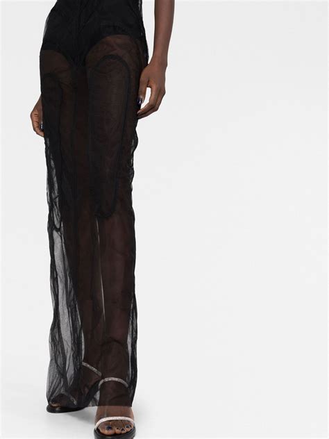 Act N Sheer Panelled Maxi Dress Farfetch