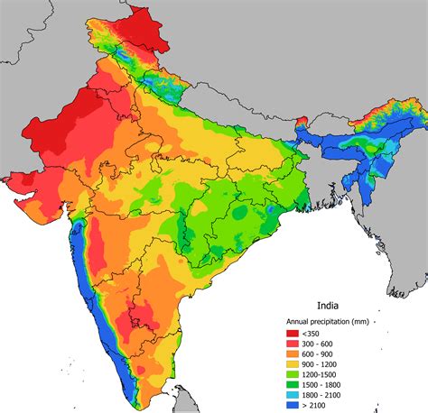 India Average Rainfall