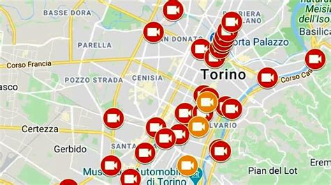 La Mappa Delle Telecamere Per La Sicurezza Torino