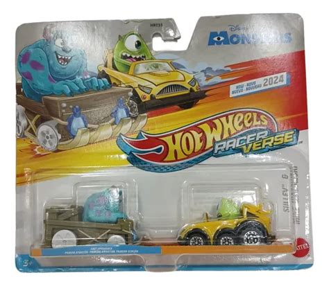 Hot Wheels Racer Verse Sulley Mike Wazowski Monsters Inc Envío gratis