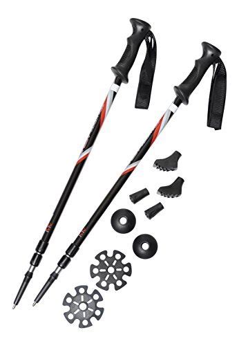 Pair of Trekrite Active Antishock Walking Poles / Hiking Sticks