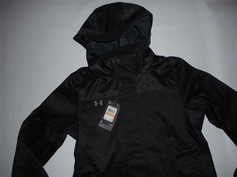 Under Armour Black Ua Storm Infared Coldgear Hooded Jacket Womens Small 175 New Ebay