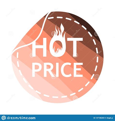 Icono Caliente Del Precio Ilustraci N Del Vector Ilustraci N De