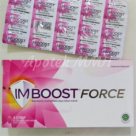 Jual Imboost Force Strip Isi 10 Kaplet Shopee Indonesia