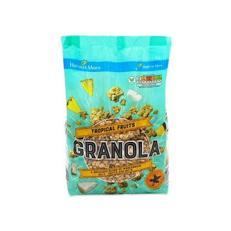 Tropical Fruits Granola 1kg Harvest Morn Aldi Ie