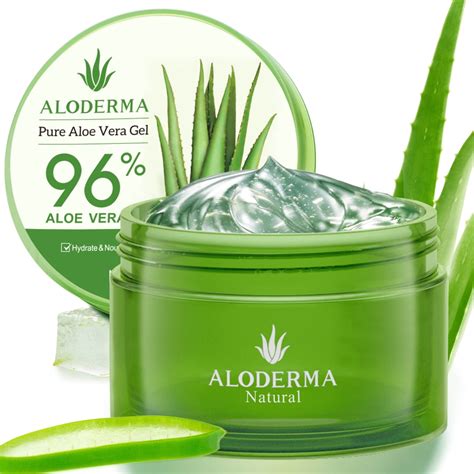 ALODERMA Organic Pure Aloe Vera Gel Made With 96 USDA Organic