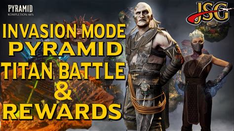 TITAN BOSS BATTLES AND REWARDS Pyramid Invasion Mode Mortal Kombat