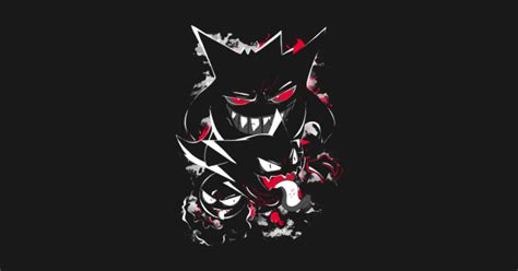 Gastly Evolution - Pokemon - T-Shirt | TeePublic