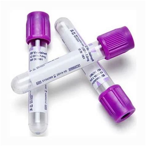 Bd Vacutainer K Edta Blood Collection Tubes Ml Exp Sexiz Pix