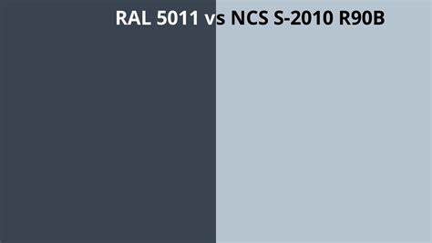 Ral 5011 Vs Ncs S 2010 R90b Ral Colour Chart Uk