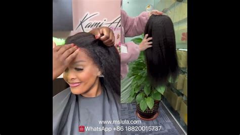 Hd Lace Wig Kinky Straight Wig Ms Lula Hair Youtube