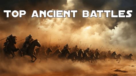 Most Impressive Battles in Ancient History - YouTube