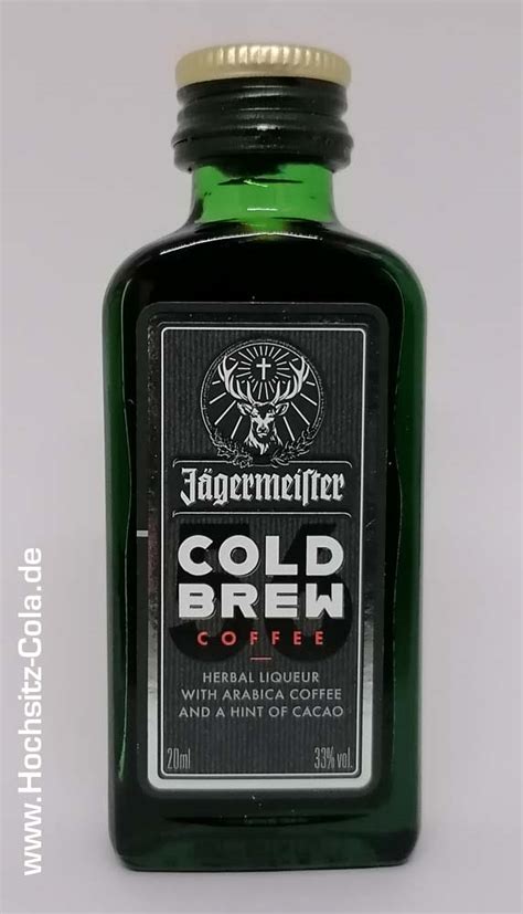 Jägermeister Cold Brew 0 02l KLE Hochsitz Cola