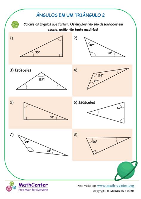 Quinto Ano Planilhas Formas D Math Center