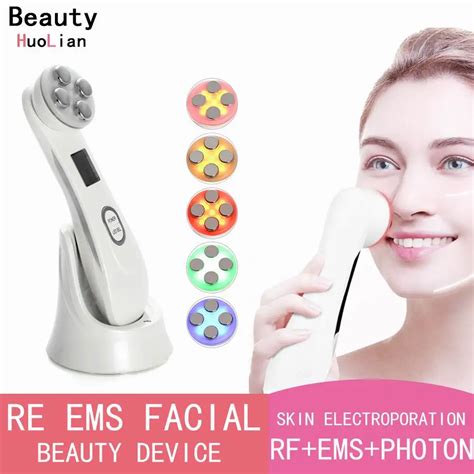 5in1 RF EMS Mesotherapy Electroporation Face Beauty Machine Radio