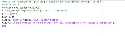 How Do I Create A Function For Returning A Figure Matlab Answers