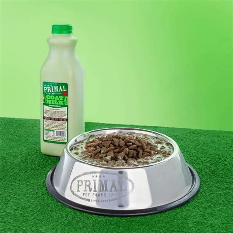 Primal Raw Goat Milk Green Goodness Kale And Quinoa 32oz Quart Pet