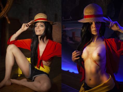 Hot Cosplay Luffy Female From One Piece By Cosplay Porn Hot Sex Photos