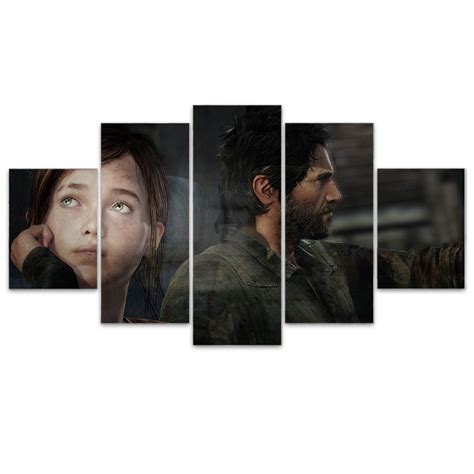 Quadro Decorativo Em Mosaico Mdf The Last Of Us Ellie E Joel Carro