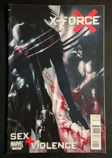 X Force Sex And Violence 1 Gabrielle Dell Otto V 1 Domino Wolverine X 23 Men Ebay