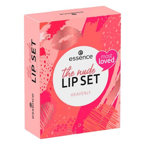 Essence The Nude Lip Set Lippen Set Limited Edition BeautyPALAST Heavenly