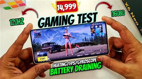 POCO X6 Neo PUBG BGMI Gaming FPS Heating Battery Draining Test