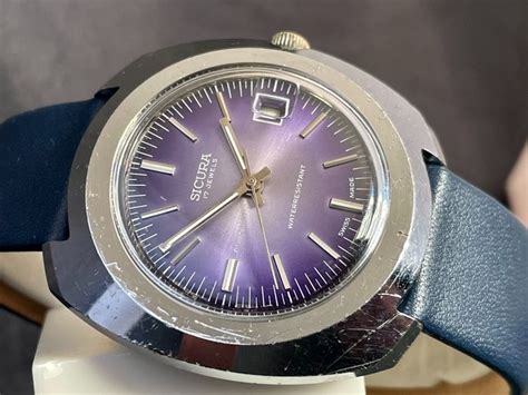 Sicura Violet Automatic Date Homme 1970 1979 Catawiki